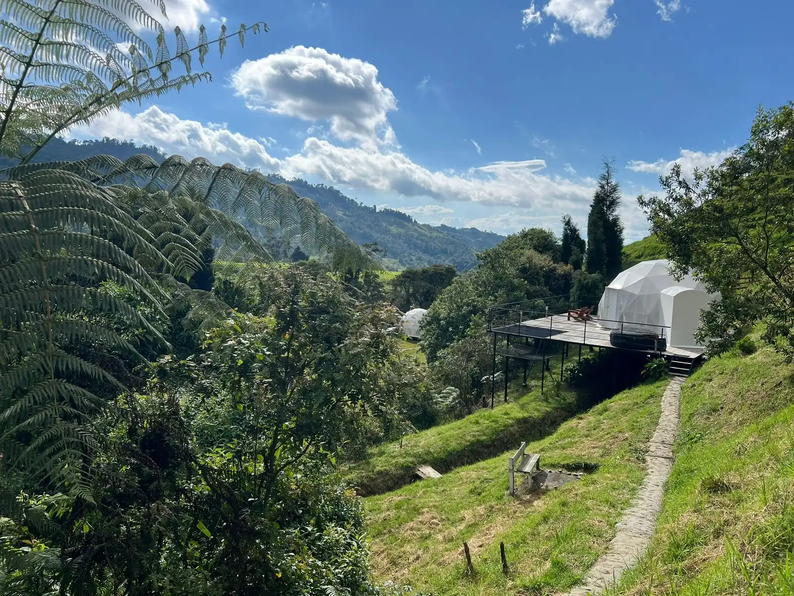 Glamping Reserva del Ruiz en Villamaría, Caldas