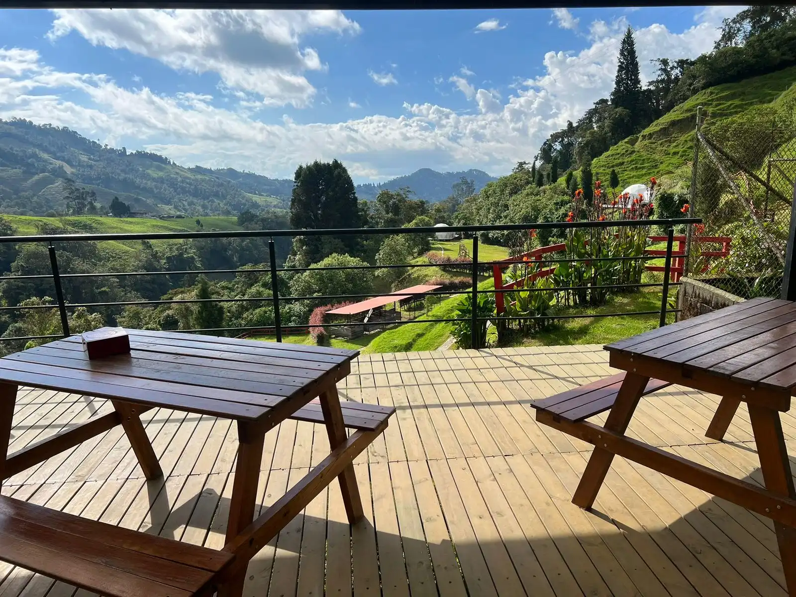 Glamping malla catamarán, Reserva del Ruiz